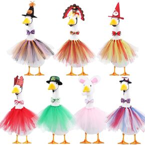 جميع موسم الشرفة أوزة ملابس الملابس ملابس الملابس للملابس للاسمنت تمثال أوزة الفناء ساحة في الهواء الطلق in Kuwait