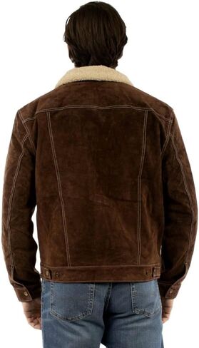 Scully Men's Cafe Boar Suede Jean Jacket - 1015-125 in Saudi Arabia