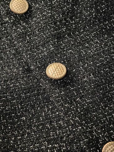 Women's 2025 Summer Tweed Vest Tops Y2K Long Sleeveless Lightweight Fashion Fully-Lined Elegant Casual with Pockets in Kuwait