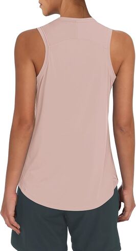 OYANUS Women's Summer Workout Tops Sleeveless Racerback Athletic Tank Top High Neck Loose Fit Running Gym Yoga Shirts in Kuwait