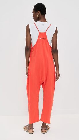 Free People Women's Hot Shot Onesie, Pastel Peach in Saudi Arabia