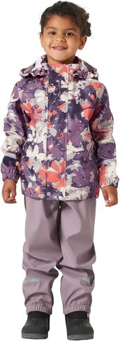 Helly-Hansen Kid's Bergen 2.0 Pu Rainset Aop ، 390 Jungle Green Aop ، 8 in Saudi Arabia
