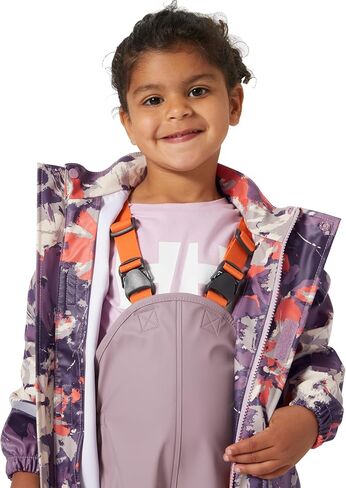 Helly-Hansen Kid's Bergen 2.0 Pu Rainset Aop ، 390 Jungle Green Aop ، 8 in Saudi Arabia
