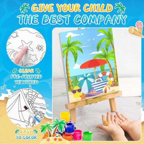 12 Pcs Pre Drawn Canvas to Paint in Kuwait