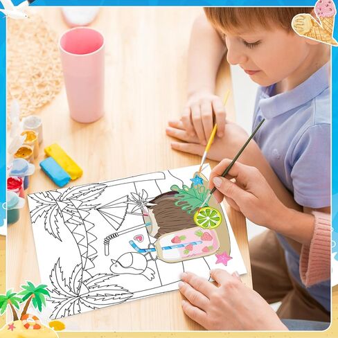 12 Pcs Pre Drawn Canvas to Paint in Kuwait