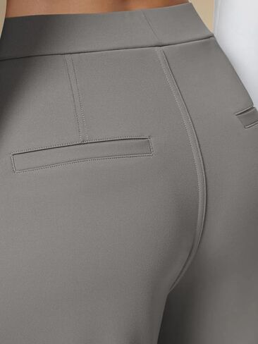 High Waisted Work Pants for Women Business Casual Outfits Office Dress Pants Trousers with Pockets in Saudi Arabia