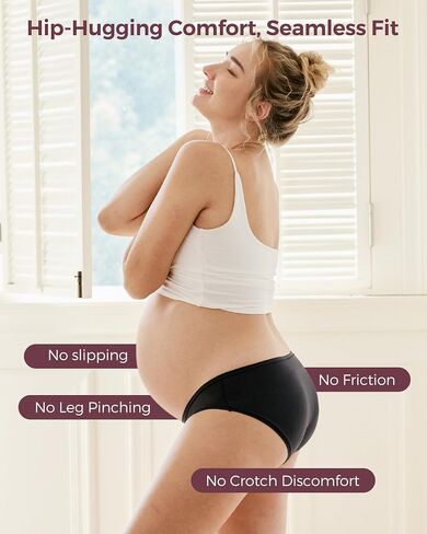 Momcozy Maternity Underwear for Women | Pregnancy Postpartum Panties | Under the Bump Bikinis | One Size in Saudi Arabia