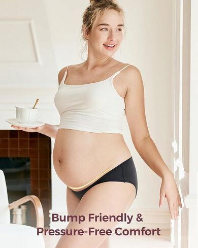 Momcozy Maternity Underwear for Women | Pregnancy Postpartum Panties | Under the Bump Bikinis | One Size in Saudi Arabia