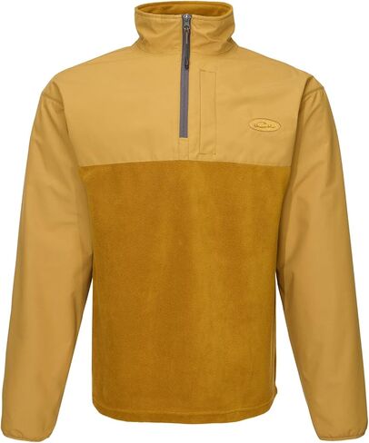 Drake Waterfowl Men's MST Quarter 1/4 Zip Refuge Eqwader Waterproof Windproof Breathable Resistant Outdoor Hunting Jacket in Kuwait