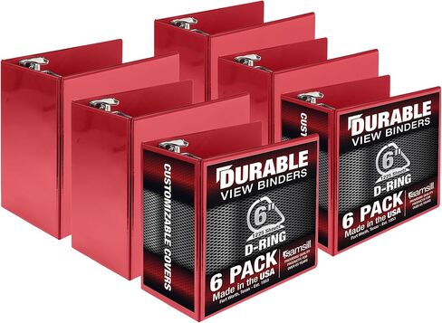 Samsill متين 1.5 بوصة ، مصنوع في الولايات المتحدة الأمريكية ، D Ring Binder ، غطاء عرض واضح للتخصيص ، الأزرق الداكن ، ويحمل 350 صفحة in Saudi Arabia