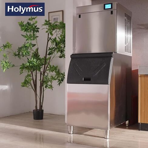 آلة صنع الثلج التجارية 33 رطلاً / 24 ساعة، آلة صنع الثلج على سطح الطاولة بسعة تخزين ثلج 3.3 رطل، 9 مكعبات جاهزة في 7-10 دقائق، آلة صنع الثلج بحجم 2 مكعبات ثلج | أسود in Kuwait