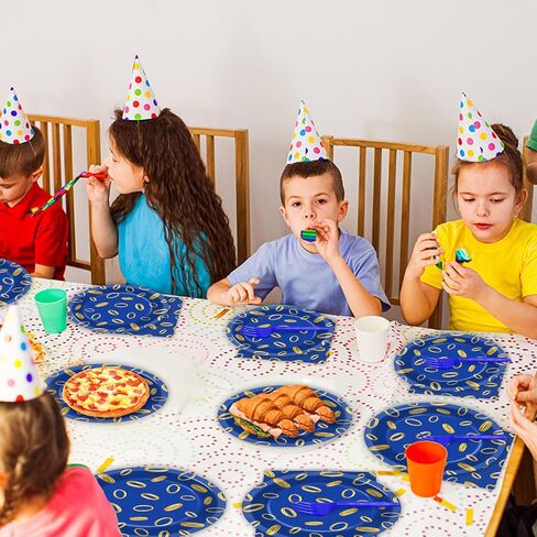 96Pcs Yellow Cartoon Party Supplies Summer Ocean Birthday Paper Plates and Napkins Under the Sea Disposable Tableware Dinnerware Set Sea Animal Theme Party Decorations for Summer Birthday Baby Shower in Saudi Arabia