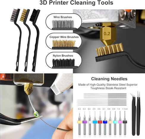 مجموعة أدوات الطابعة ثلاثية الأبعاد ، MINTION 82 PCS 3D Associory Kit مع مجموعة تنظيف الفوهة ، مجموعة مفكات القابلة للإزالة ، Deburring ، أدوات الإزالة ، أدوات الطابعة ثلاثية الأبعاد لـ Bambu Lab ، Ender 3 ، Neptune 4 ، Kobra in Saudi Arabia