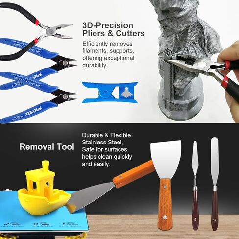 مجموعة أدوات الطابعة ثلاثية الأبعاد ، MINTION 82 PCS 3D Associory Kit مع مجموعة تنظيف الفوهة ، مجموعة مفكات القابلة للإزالة ، Deburring ، أدوات الإزالة ، أدوات الطابعة ثلاثية الأبعاد لـ Bambu Lab ، Ender 3 ، Neptune 4 ، Kobra in Saudi Arabia