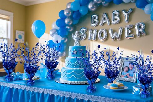 12 PCS رقائق معدنية رذاذ رذاذ مركزية الحزب الجدول دخن Brust Glitter Table Topper Decor in Saudi Arabia