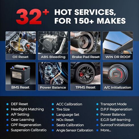 LAUNCH PROS Elite X431 Bidirectional ECU Coding Active Tests Scan Tool, 38+ Resets Full System Scanner, CAN FD DoIP FCA SGW, V.A.G Guided in Kuwait