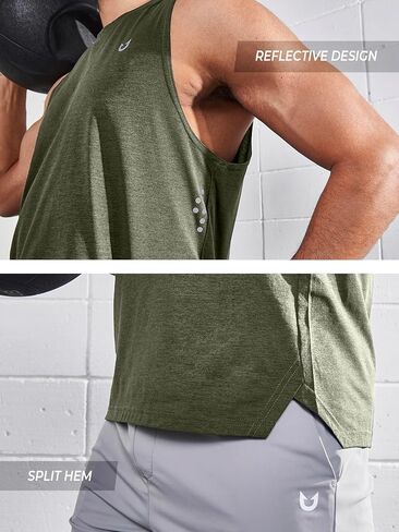 NORTHYARD Men's Workout Tank Tops Quick Dry Running Shirts Sleeveless Muscle Shirts Athletic Training Sports in Saudi Arabia