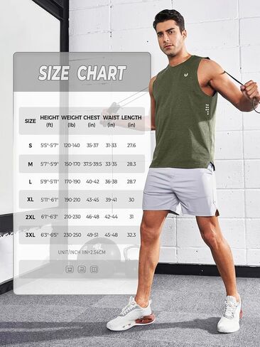 NORTHYARD Men's Workout Tank Tops Quick Dry Running Shirts Sleeveless Muscle Shirts Athletic Training Sports in Saudi Arabia