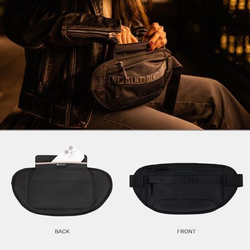 SLNT Essentials Sling Bag with Signal Blocking Faraday Phone Sleeve & EMF-reducing Pocket for On or Off Grid Use in Kuwait