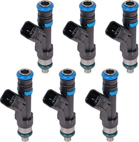 Automotive Fuel Injectors Compatible with 2007-2017 Jeep Compass Patriot 2009-2015 Dodge Journey 2008-2014 Avenger 2011-2014 Chrysler 200 2.0L 2.4L Replaces 04891577AC in Saudi Arabia