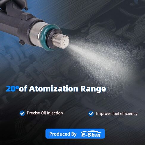 Automotive Fuel Injectors Compatible with 2007-2017 Jeep Compass Patriot 2009-2015 Dodge Journey 2008-2014 Avenger 2011-2014 Chrysler 200 2.0L 2.4L Replaces 04891577AC in Saudi Arabia