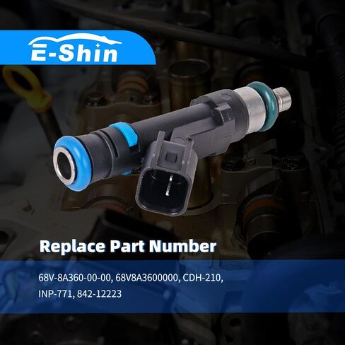 Automotive Fuel Injectors Compatible with 2007-2017 Jeep Compass Patriot 2009-2015 Dodge Journey 2008-2014 Avenger 2011-2014 Chrysler 200 2.0L 2.4L Replaces 04891577AC in Saudi Arabia