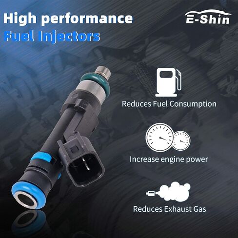 Automotive Fuel Injectors Compatible with 2007-2017 Jeep Compass Patriot 2009-2015 Dodge Journey 2008-2014 Avenger 2011-2014 Chrysler 200 2.0L 2.4L Replaces 04891577AC in Saudi Arabia