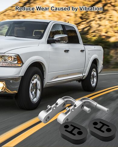 Rear Left Exhaust Bracket Fit for Ram 1500 5.7L 6.2L 2019 2020 2021 2022 2023 2024 Replace 68275662AB, Muffler Support Assembly Driver Side in Saudi Arabia
