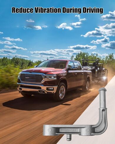 Rear Left Exhaust Bracket Fit for Ram 1500 5.7L 6.2L 2019 2020 2021 2022 2023 2024 Replace 68275662AB, Muffler Support Assembly Driver Side in Saudi Arabia