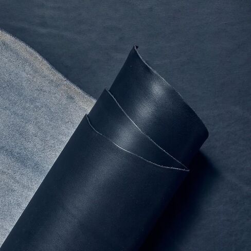 Valdibrana Conceria, Tarano, Italian Vachetta Leather, Panel, Midnight Blue in Saudi Arabia