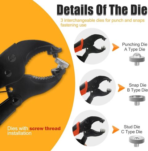 مجموعة أدوات السحتين المقطوعة 60 مجموعة ، كماشة قابلة للتعديل ، مع رأس مغناطيسي ، أزرار مقطوعة معدنية من الفولاذ المقاوم للصدأ مقاس 15 مم ، مقطوعة لإصلاح أغطية القوارب ، واستبدال أغطية DIY ، قماش ، جلد ، قماش القنب in Kuwait