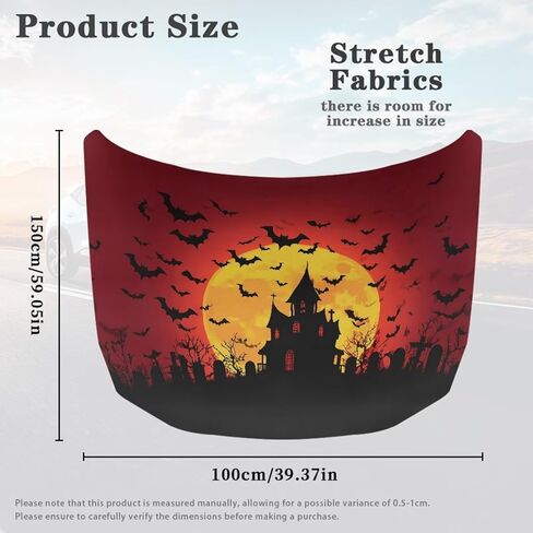 Car Hood Cover American Flag Design Car Hood Protector Waterproof Universal Automotive Exterior Accessories 4th of July Patriotic Decorations for Most Vehicles Sedans Trucks SUVs Pickup in Kuwait