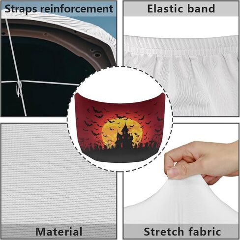 Car Hood Cover American Flag Design Car Hood Protector Waterproof Universal Automotive Exterior Accessories 4th of July Patriotic Decorations for Most Vehicles Sedans Trucks SUVs Pickup in Kuwait