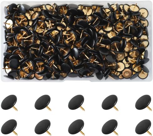 300 PCS Colors Thumb, Tacks Plastic Round Head Thumbtack, Colors Plastic Roundness Push Pins, Roundness Head Thumbtack for Map, Office, Photo Wall, Cork Board in Kuwait