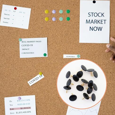 300 PCS Colors Thumb, Tacks Plastic Round Head Thumbtack, Colors Plastic Roundness Push Pins, Roundness Head Thumbtack for Map, Office, Photo Wall, Cork Board in Kuwait