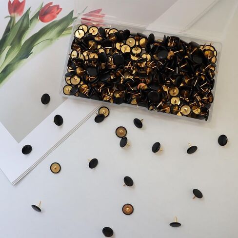 300 PCS Colors Thumb, Tacks Plastic Round Head Thumbtack, Colors Plastic Roundness Push Pins, Roundness Head Thumbtack for Map, Office, Photo Wall, Cork Board in Kuwait
