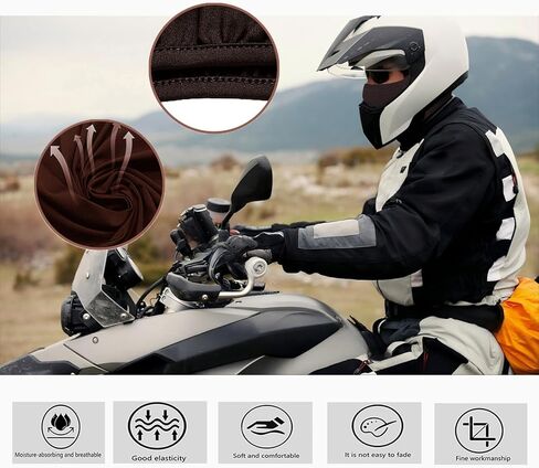 3 قطع قناع الوجه بالاكلافا في الهواء الطلق ركوب الدراجات النارية أقنعة وجه للرجال والنساء (لون القهوة) in Kuwait