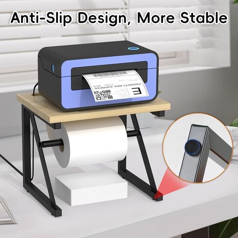 Invech Label Holder for Rolls and Fan-Fold Labels, Shipping Label Roll Holder for Thermal Printer, Desktop Label Printer Accessory for Home, Office, Small Business in Kuwait