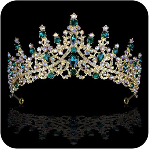 COCIDE Silver Tiara and Crown for Women Crystal Queen Crowns Rhinestone Princess Tiaras for Girl Bride Wedding Hair Accessories for Bridal Birthday Party Prom Halloween Cos-play Costume Christmas in Kuwait