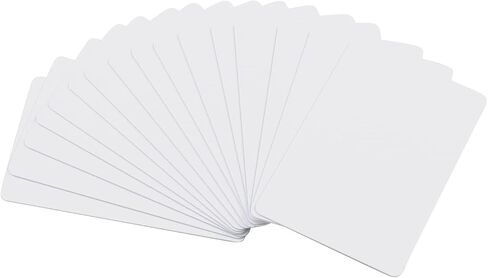 24 Pack Premium Blank PVC Cards, Graphic Blank ID Card, CR80 30 Mil White Plastic Cards for Photo ID Badge Printers in Kuwait
