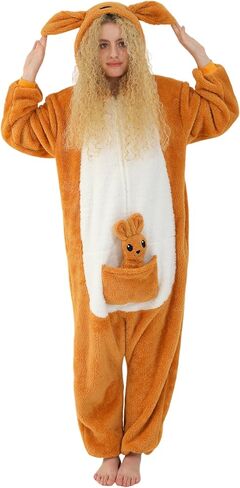 SAMGU Adult Onesie Halloween Animal Cosplay Costumes One Piece Pajamas Homewear for Women Men in Saudi Arabia