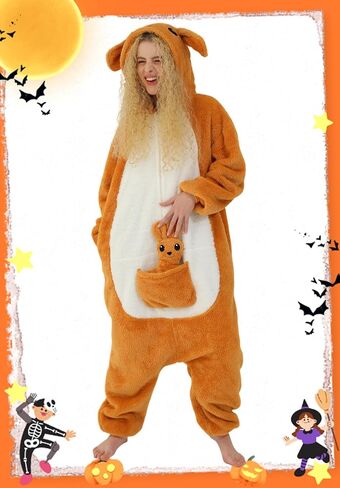 SAMGU Adult Onesie Halloween Animal Cosplay Costumes One Piece Pajamas Homewear for Women Men in Saudi Arabia