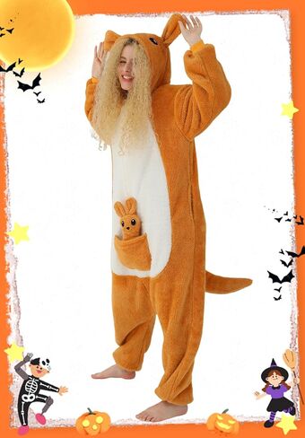 SAMGU Adult Onesie Halloween Animal Cosplay Costumes One Piece Pajamas Homewear for Women Men in Saudi Arabia