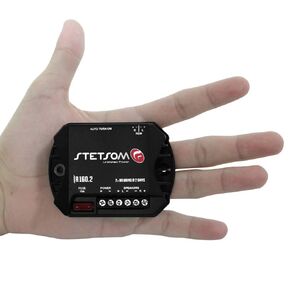 Stetsom IR 160.2 RCA 2 Ohms Compact Digital Multi-Channel Amplifier, IRON LINE, 160 Watts RMS 160x2, 2Ω Stable, Digital Car Audio Amp, Full-Range Sound Quality, Crossover, Factory Player Audio Adapter
