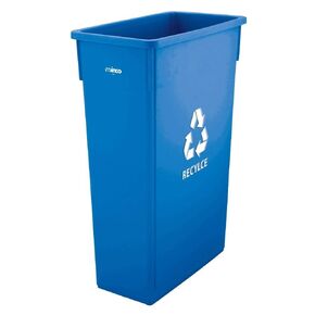 Winco PTC-23L Blue Recycling Container