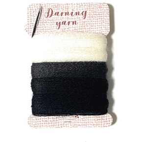 Shibori Dragon Darning yarn 5 Colors Natural Monochrome
