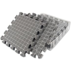 Blocking Mats for Knitting,Needlepoint and Crochet,Double Sided,Extra Thick Grid Boards 12"x12", Pack of 4