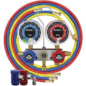 (83272 Aluminum R1234yf Gauge Set with 72" Hoses and Couplers