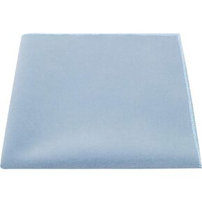 King & Priory Luxury Light Baby Blue Velvet Pocket Square, Handkerchief