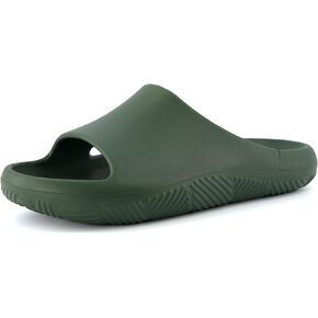 CUSHIONAIRE Men's Galaxy pool slides with +Comfort